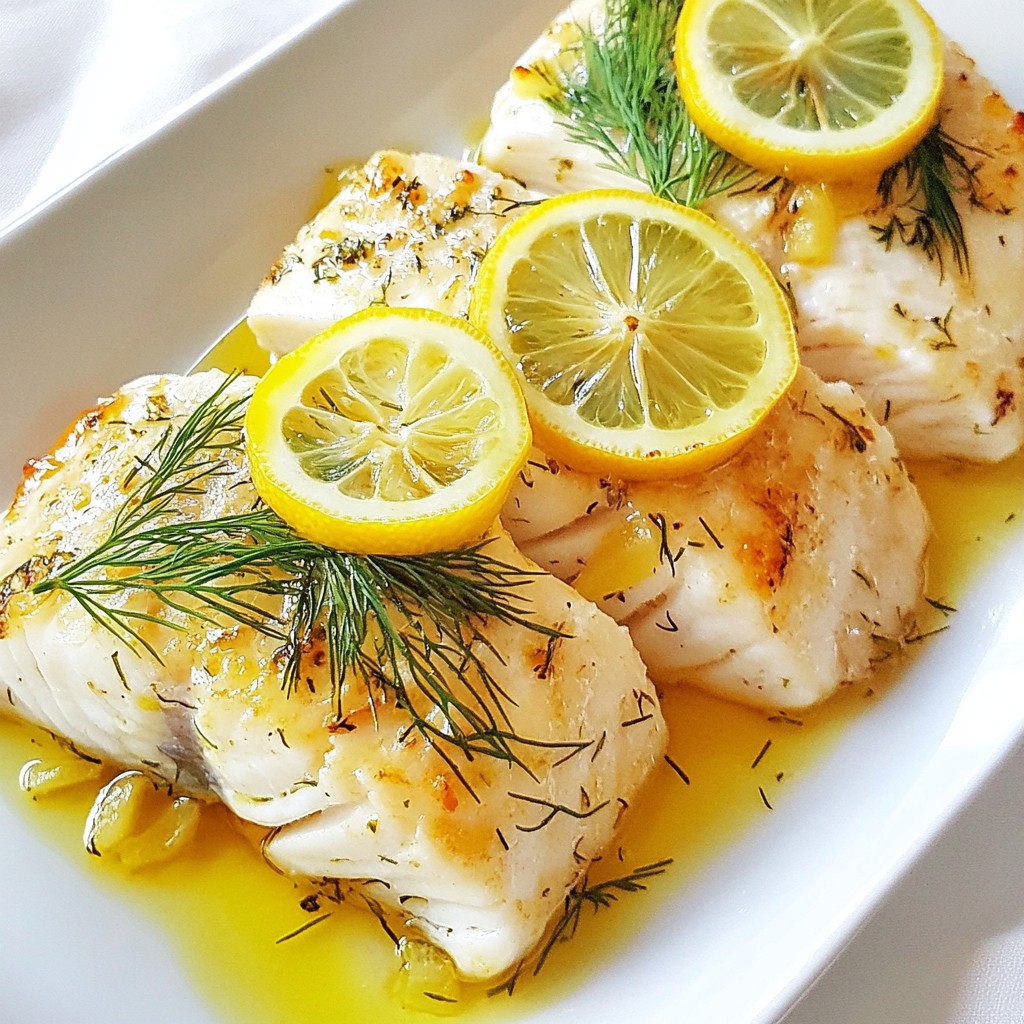 Lemon Dill Baked Cod Flavorful and Healthy Dish