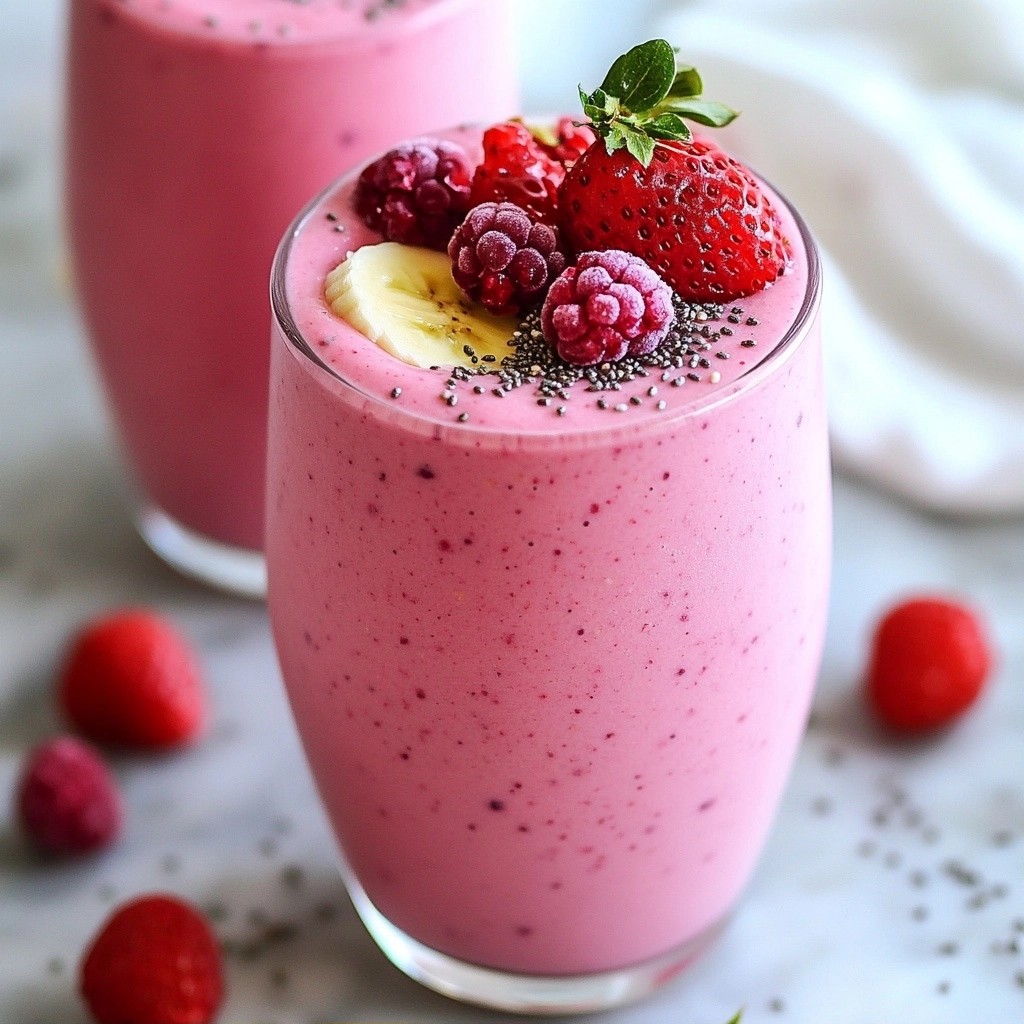 Creamy Healthy Coconut Berry Smoothie Recipe Guide
