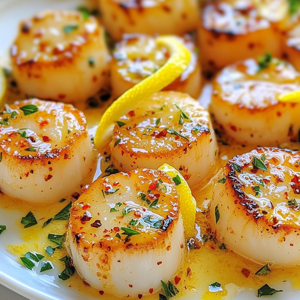 Lemon Garlic Butter Scallops Simple and Flavorful Dish