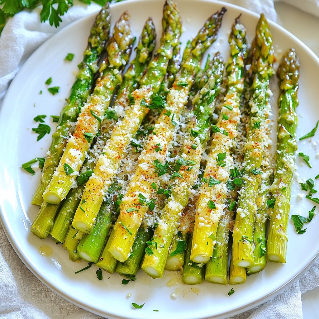 Garlic Parmesan Air Fryer Asparagus Easy Delight