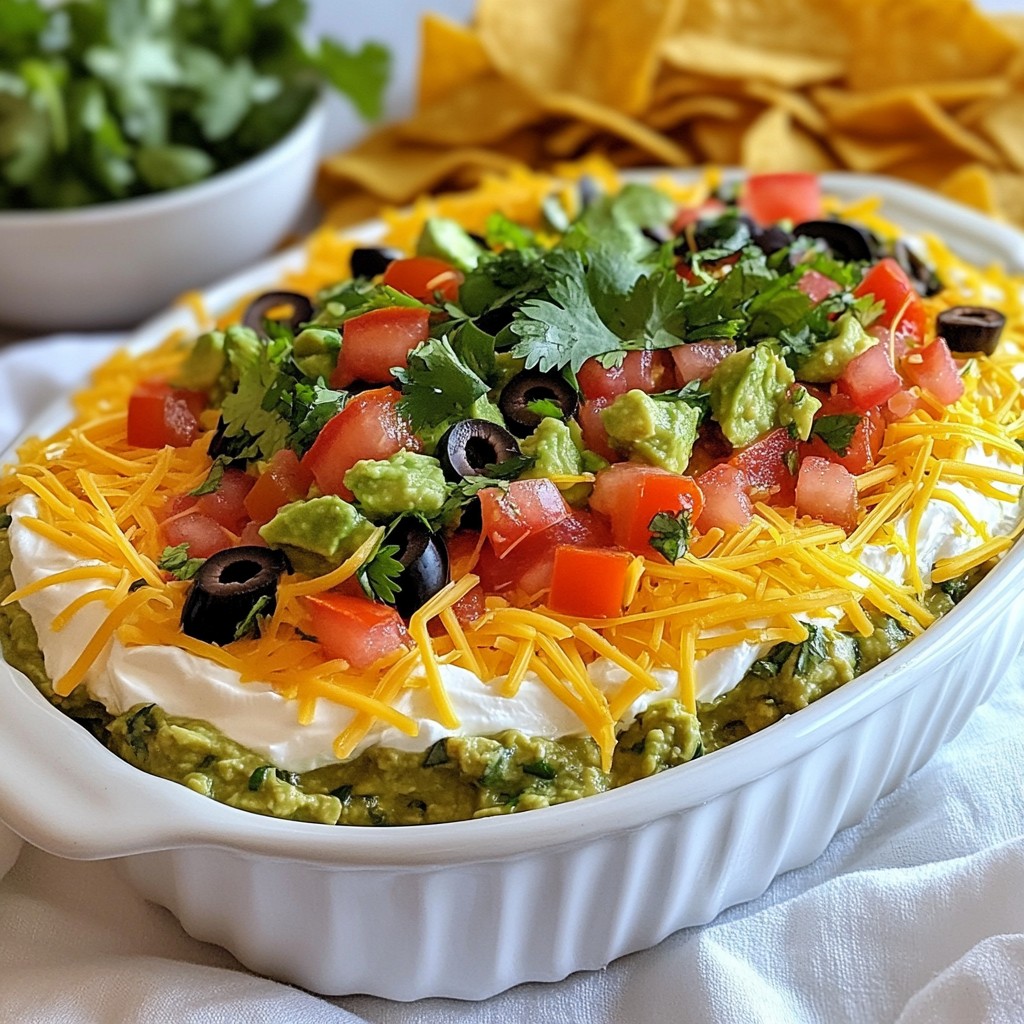 Loaded Fiesta 7 Layer Dip Flavorful Party Delight