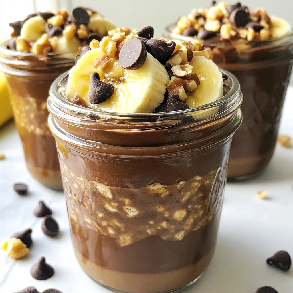 Chocolate Peanut Butter Overnight Oats Energizing Recipe