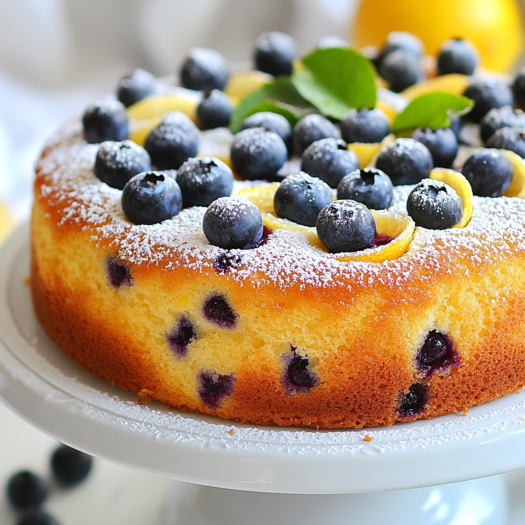 Lemon Blueberry Ricotta Cake Delightful Recipe Guide