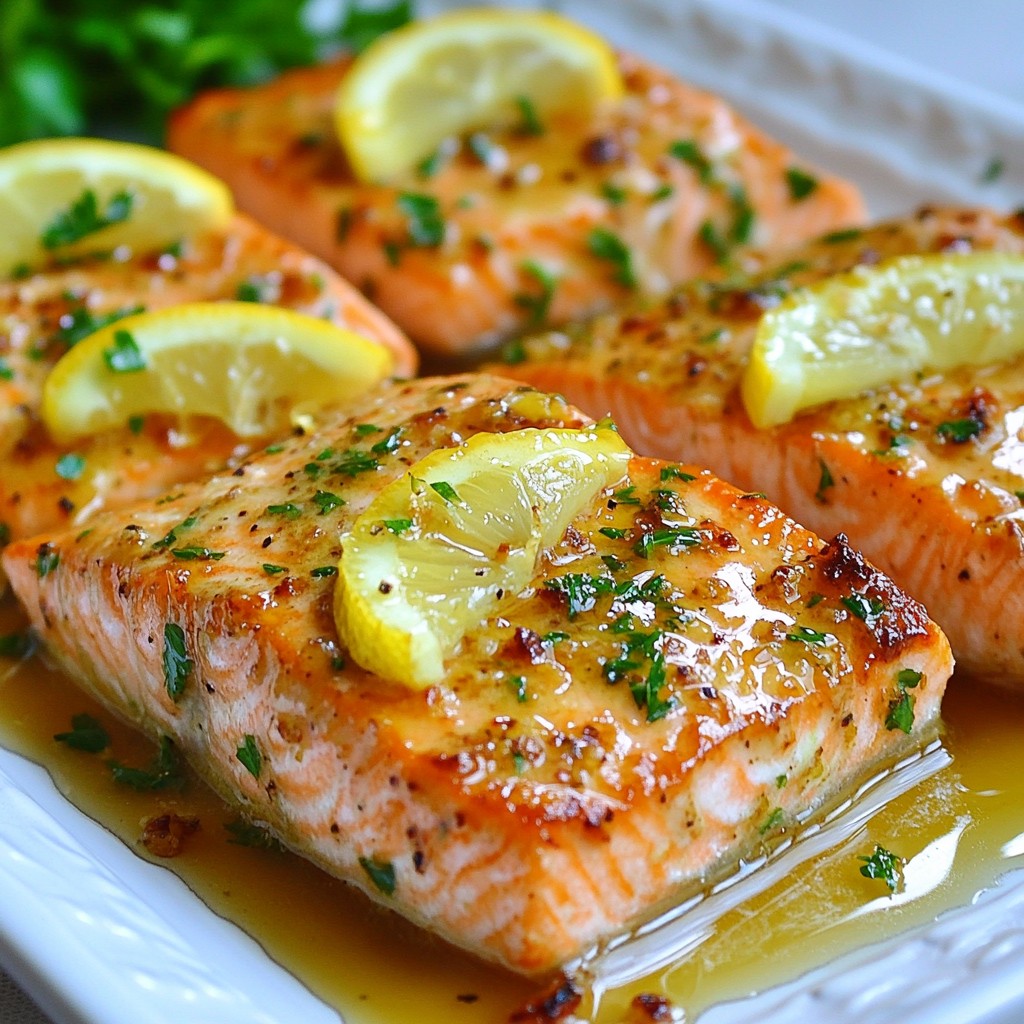 Honey Lemon Garlic Roasted Salmon Tasty Dinner Recipe