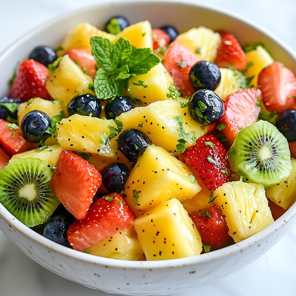 Honey Lime Fruit Salad Refreshing and Simple Recipe