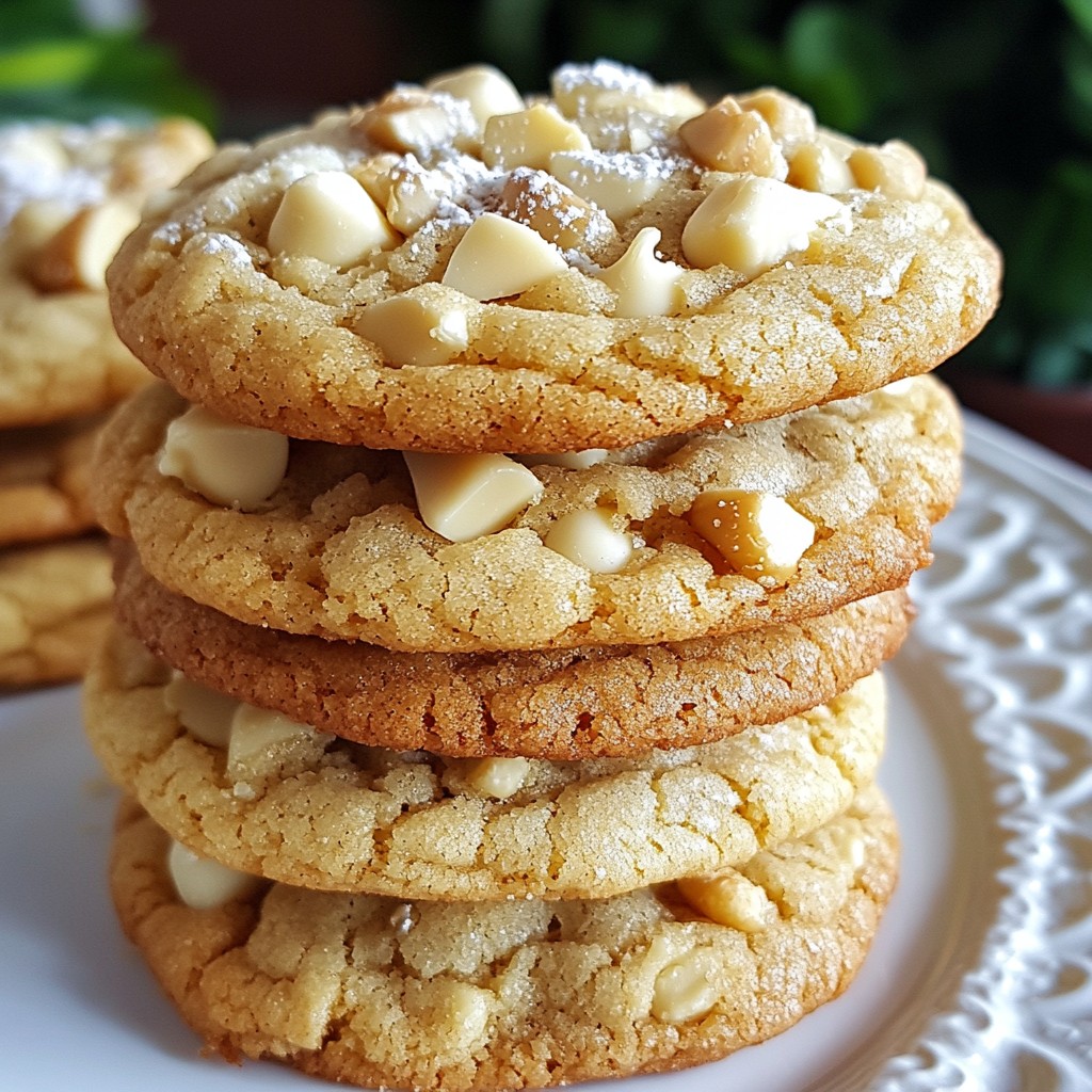 White Chocolate Macadamia Cookies Irresistible Treat