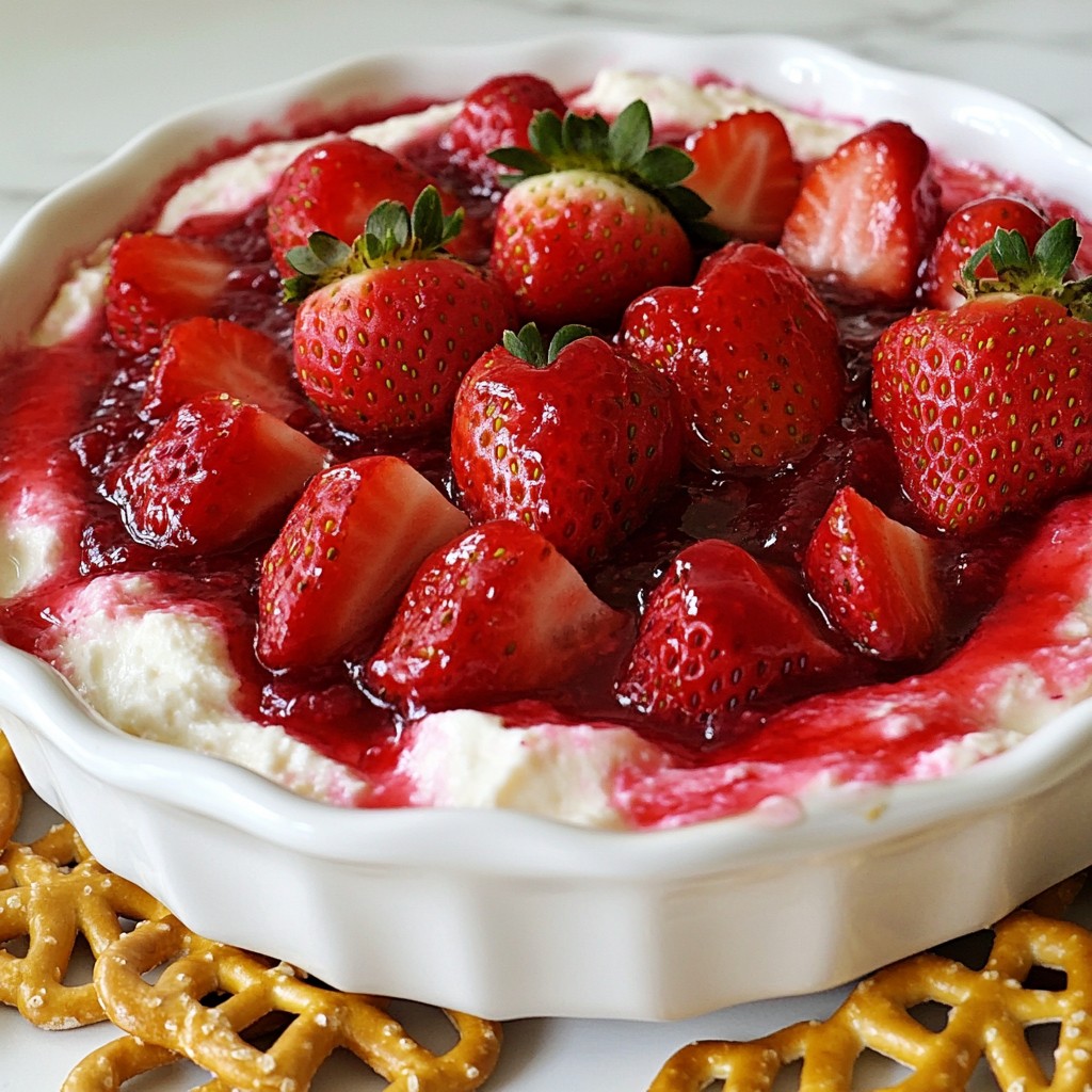 Strawberry Cheesecake Dip Irresistible Sweet Treat
