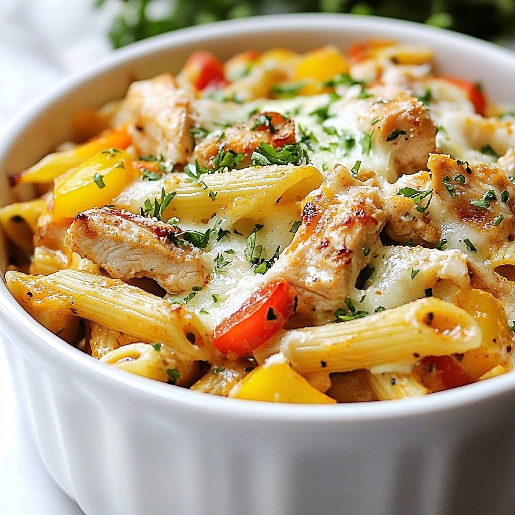 Cajun Chicken Pasta Bake Flavorful and Easy Recipe