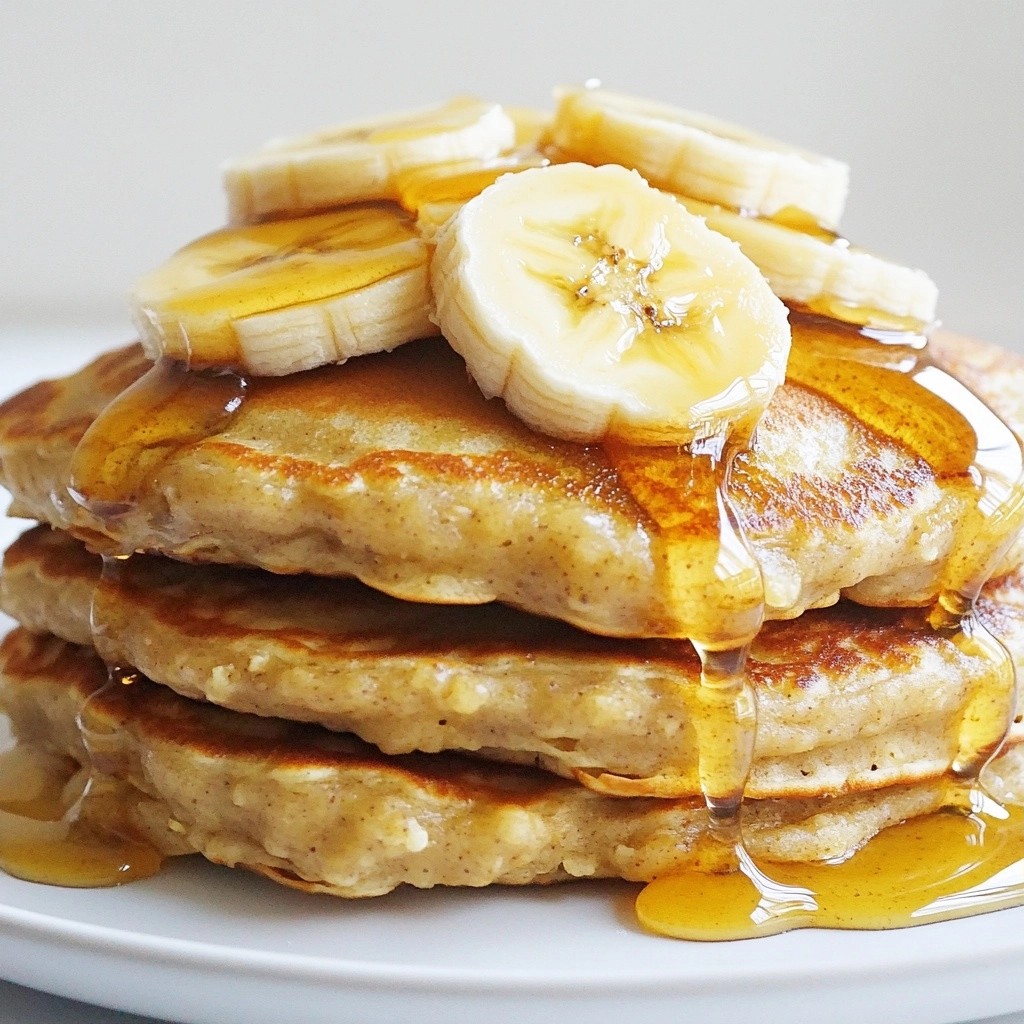 Fluffy Healthy Banana Oat Pancakes Recipe Guide