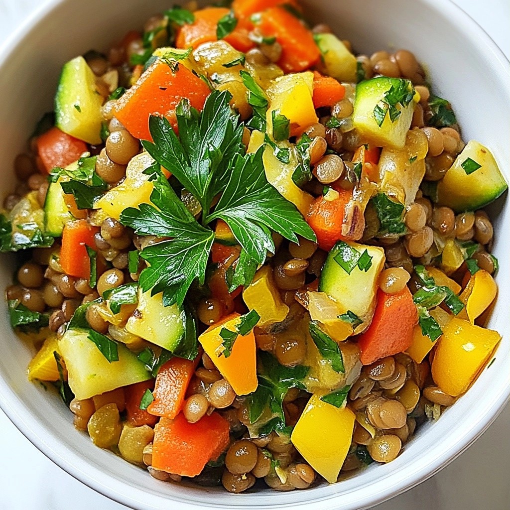 Savory Healthy Lentil and Veggie Bowl Recipe Guide