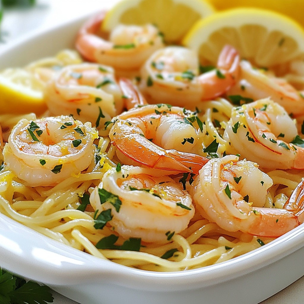 Lemon Garlic Shrimp Pasta Simple and Tasty Meal