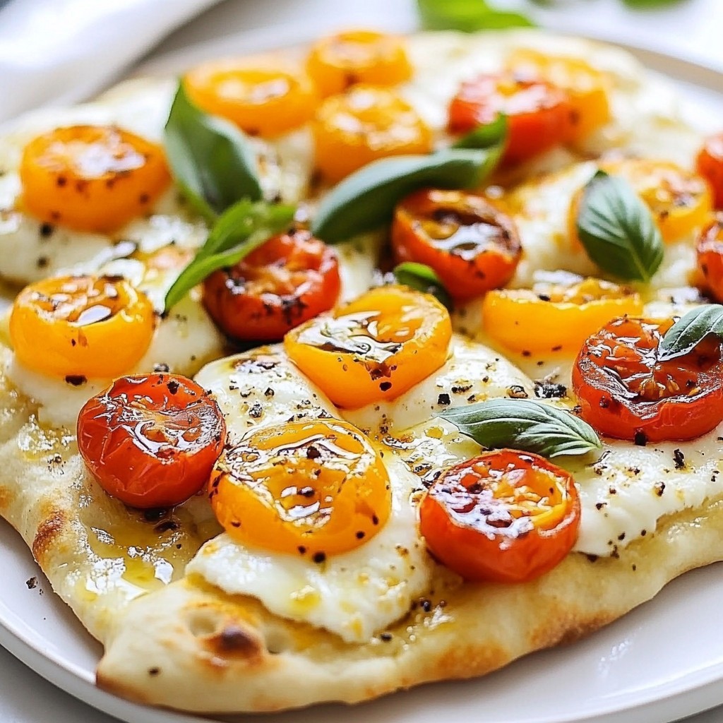 Simple Margherita Flatbread Delicious and Quick Recipe