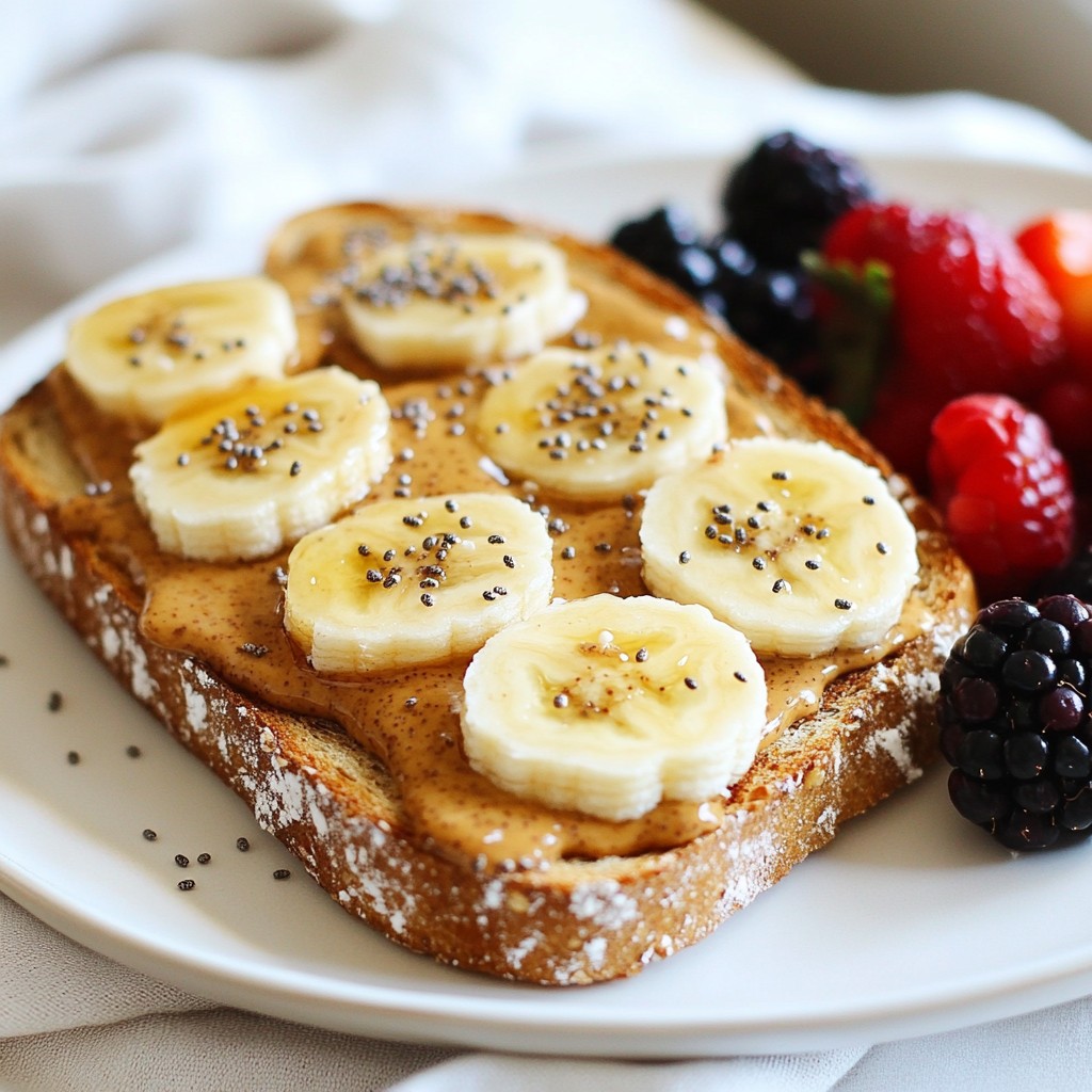 Nutty Healthy Almond Butter Toast Quick and Simple Recipe