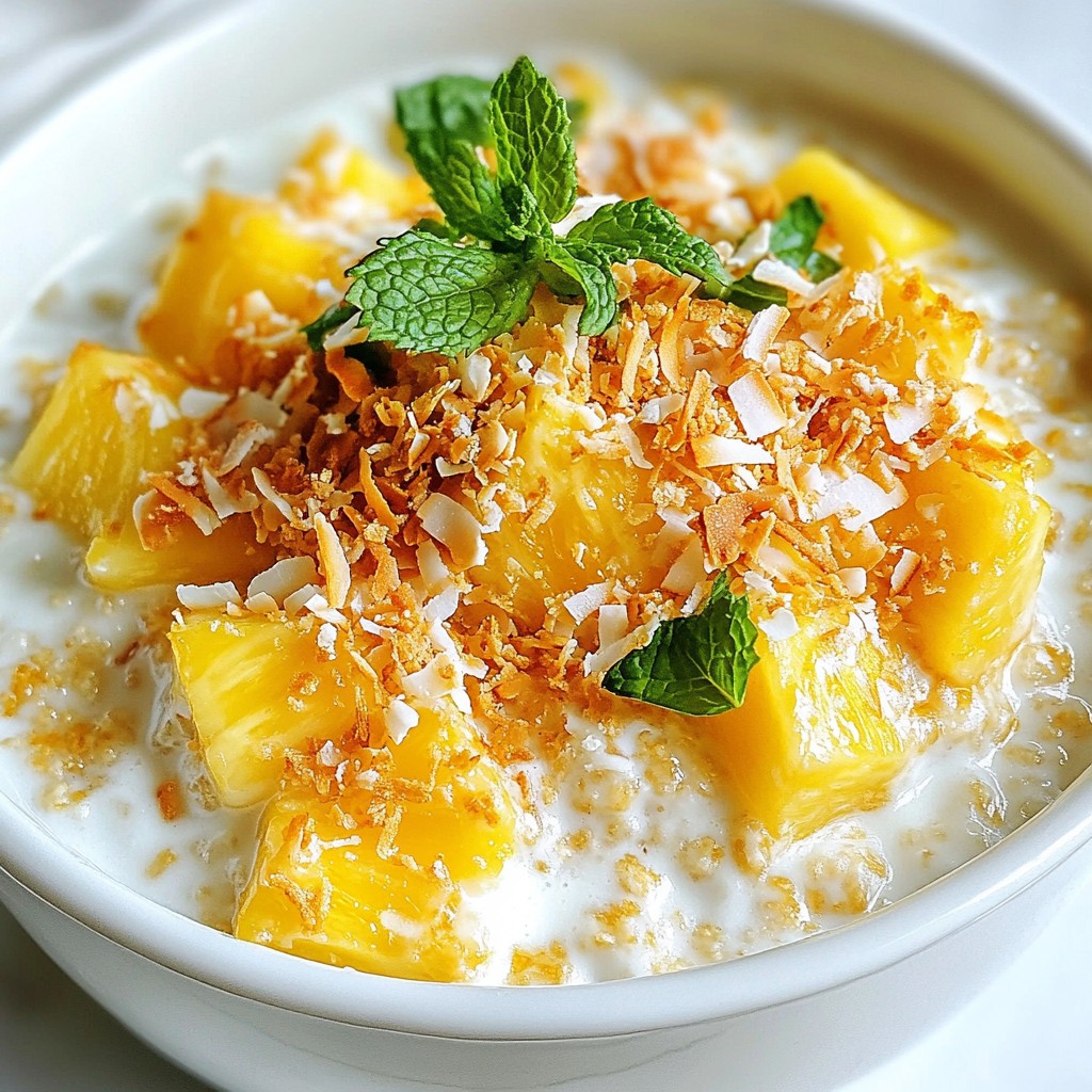 Tropical Overnight Oats Easy and Healthy Breakfast