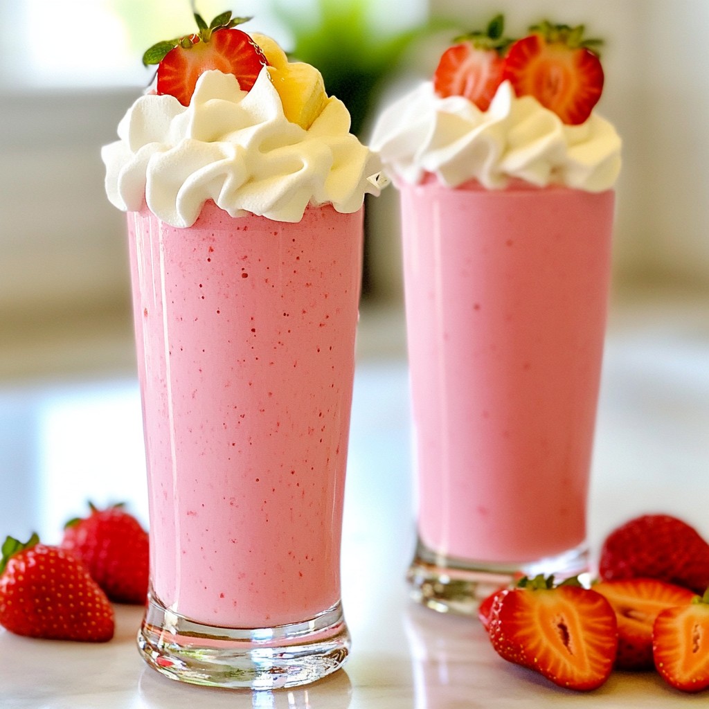 Strawberry Shortcake Protein Shake Deliciously Simple