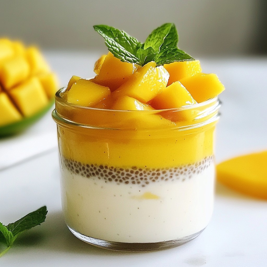Mango Coconut Chia Jam Simple and Delicious Recipe