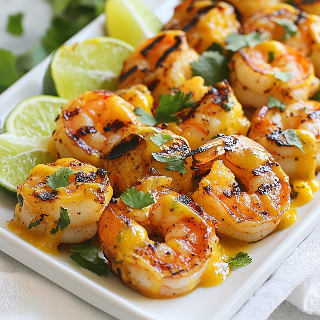 Mango Chili Lime Grilled Shrimp Flavorful Summer Dish