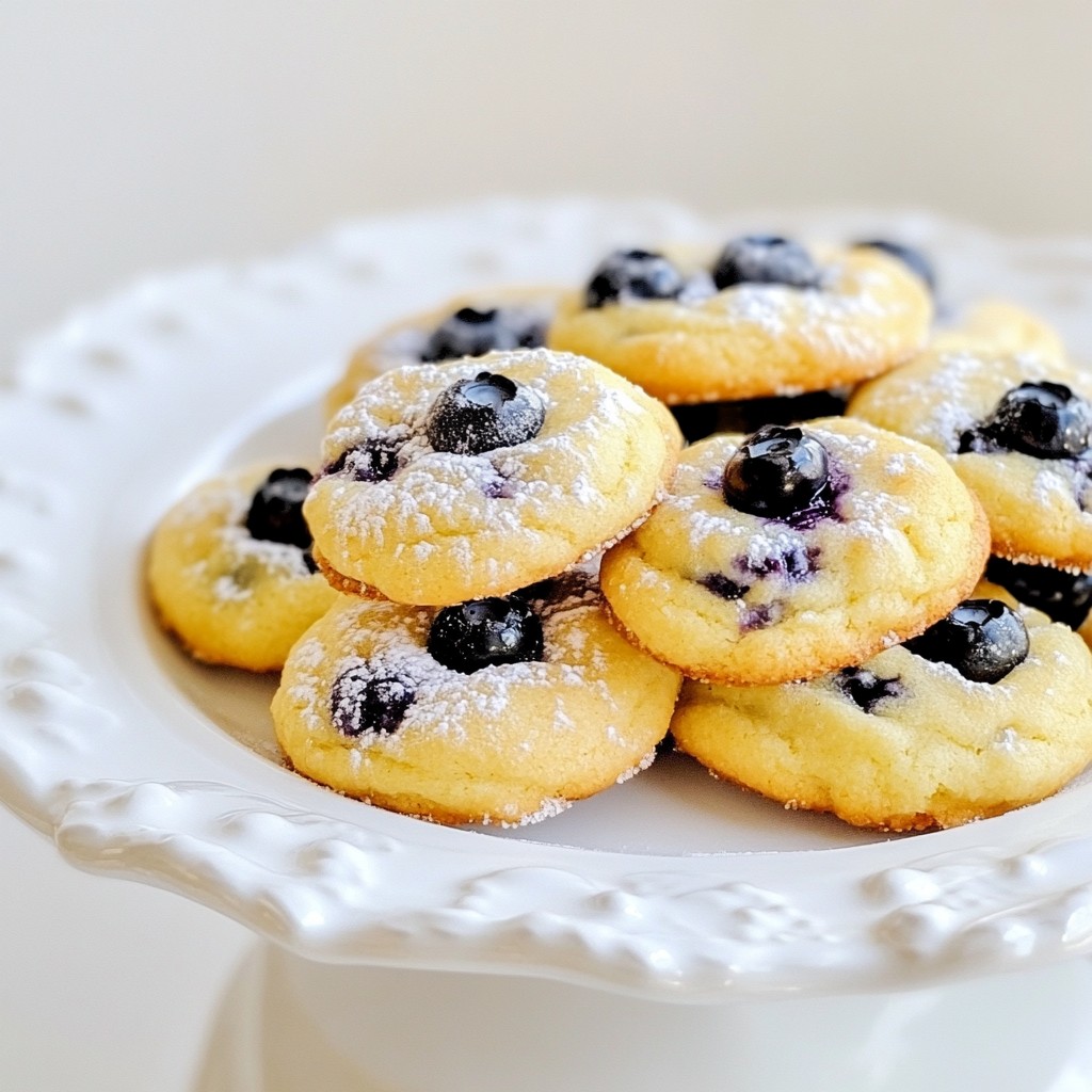 Lemon Blueberry Ricotta Cookies Delightfully Soft Treat