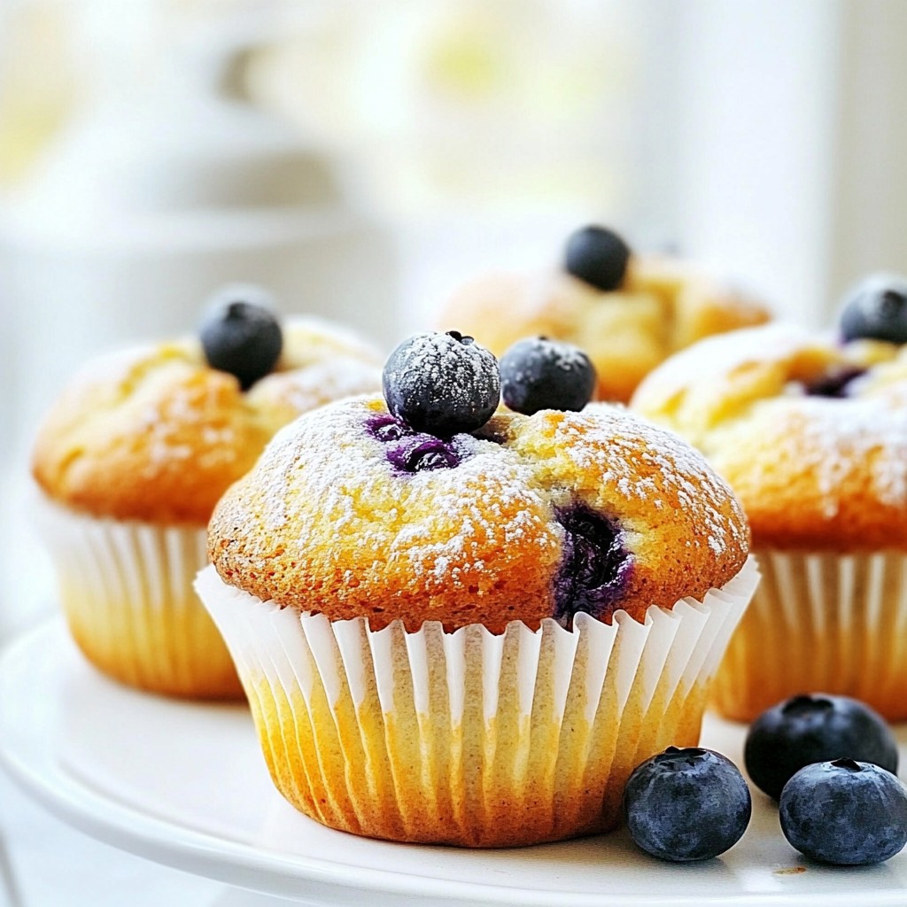 Blueberry Banana Bread Muffins Tasty and Simple Recipe