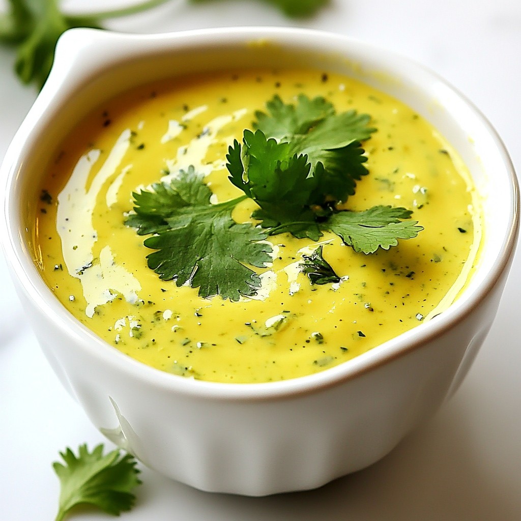 Creamy Cilantro Lime Dressing Fresh and Flavorful Dip