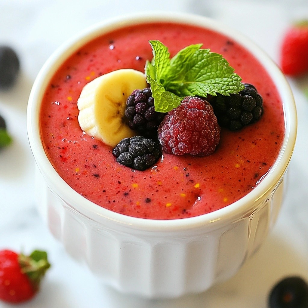 Refreshing Healthy Mint Berry Smoothie Recipe Guide