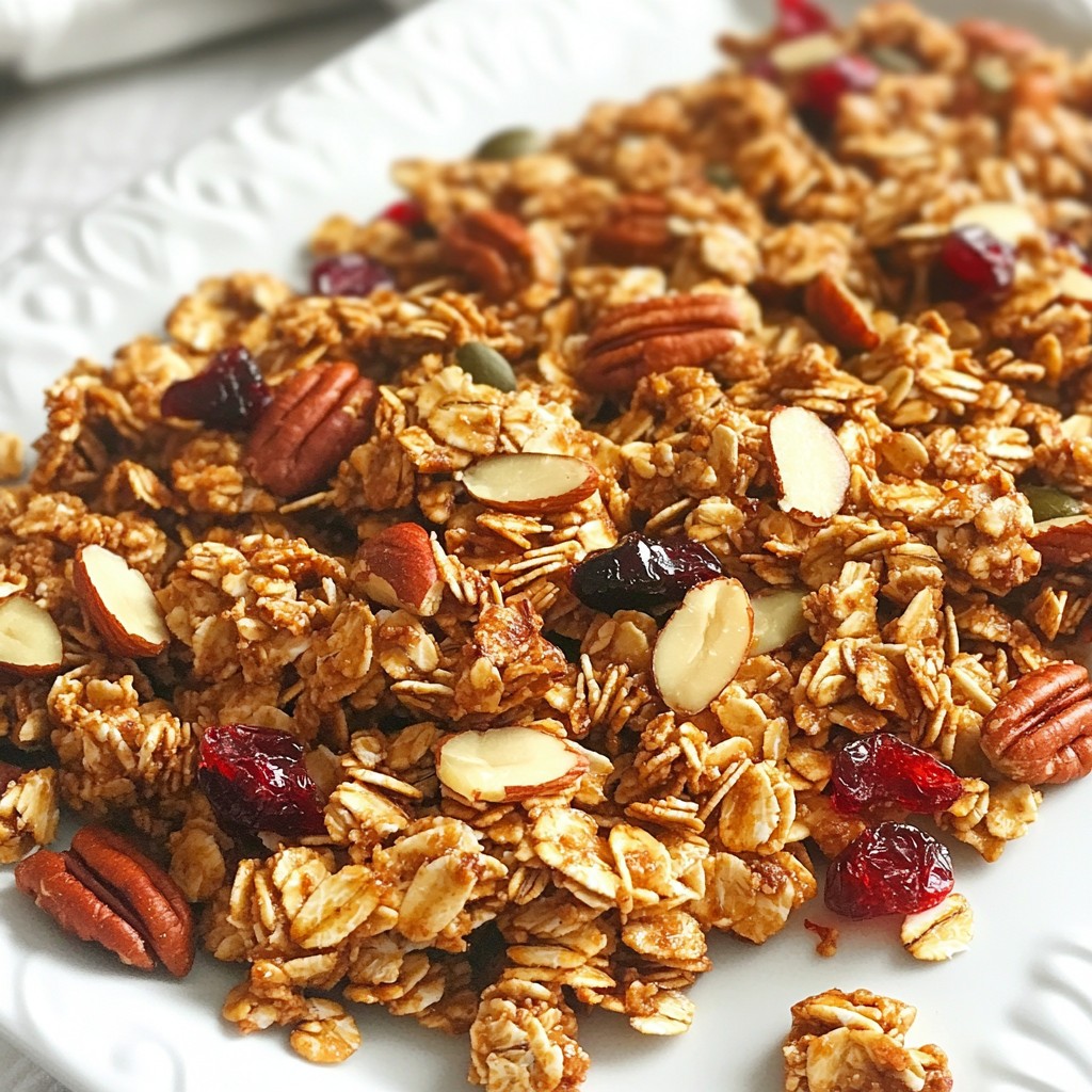 Maple Pecan Granola Clusters Tasty and Healthy Treat