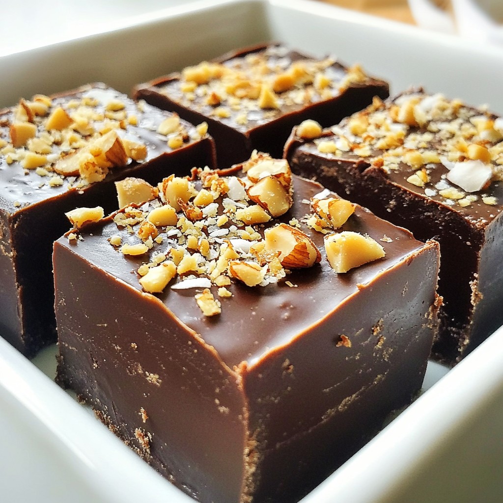 Almond Butter Chocolate Fudge Decadent and Simple Treat