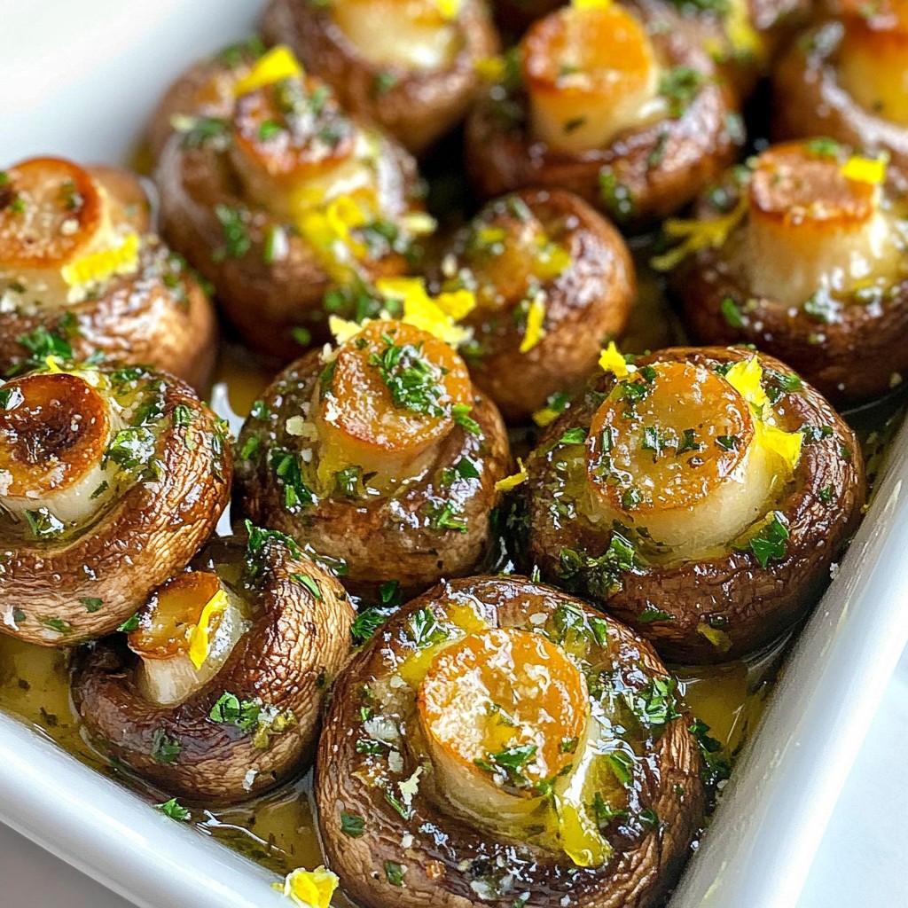 Garlic Butter Herb Roasted Mushrooms Easy and Tasty Dish