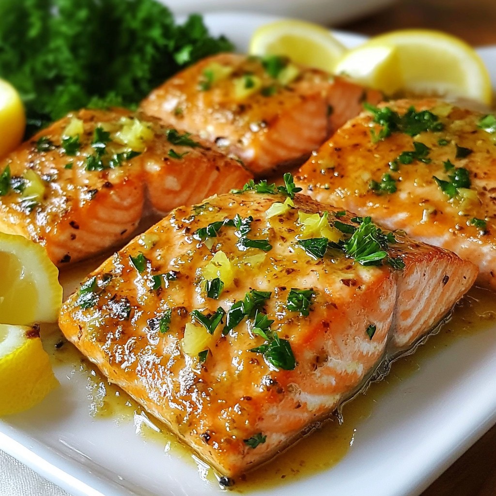 Nutritious Garlic and Lemon Baked Salmon Delight