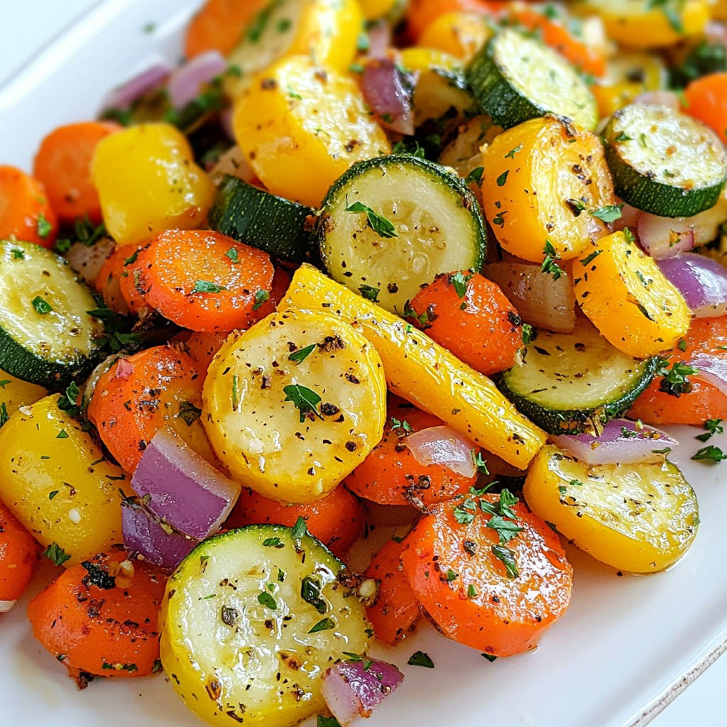 Garlic Herb Butter Roasted Veggies Easy Flavor Boost