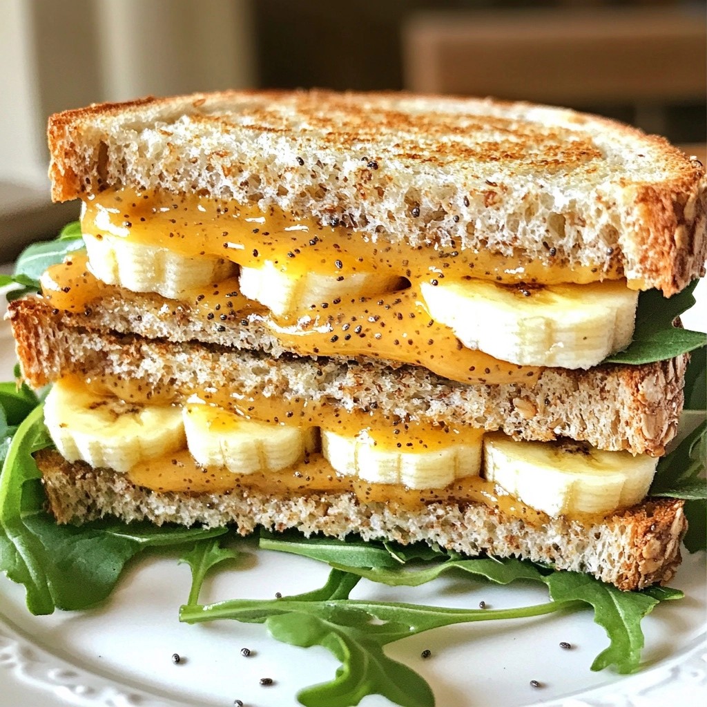 Nutty Healthy Almond Butter and Banana Sandwich Delight