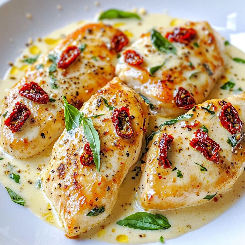 Creamy Sun-Dried Tomato Chicken Flavorful Dinner Idea