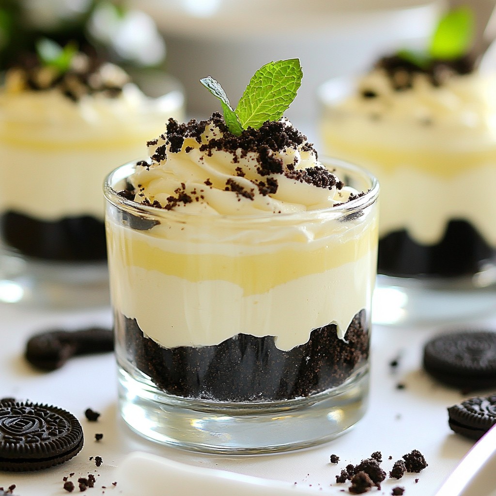 No-Bake Oreo Cheesecake Cups Divine and Simple Delight