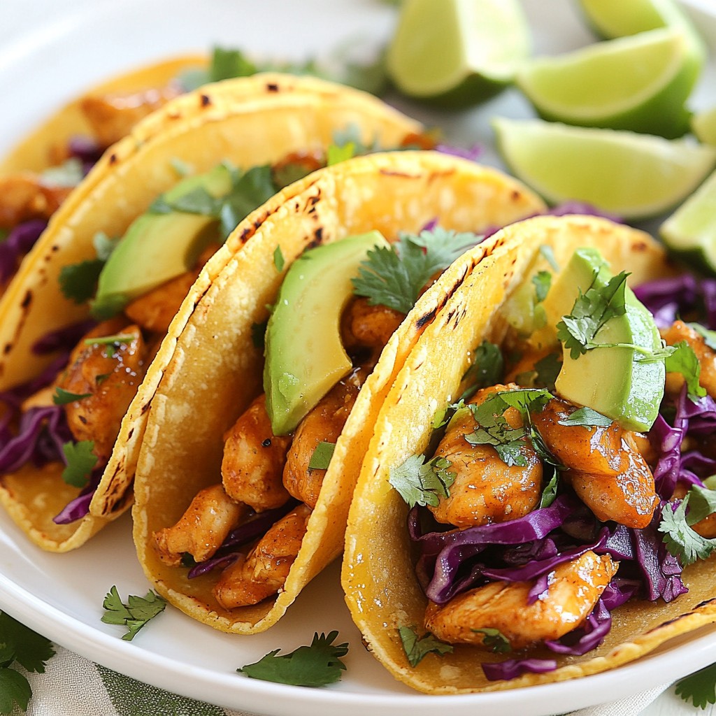 Honey Lime Chicken Tacos Flavorful and Easy Recipe