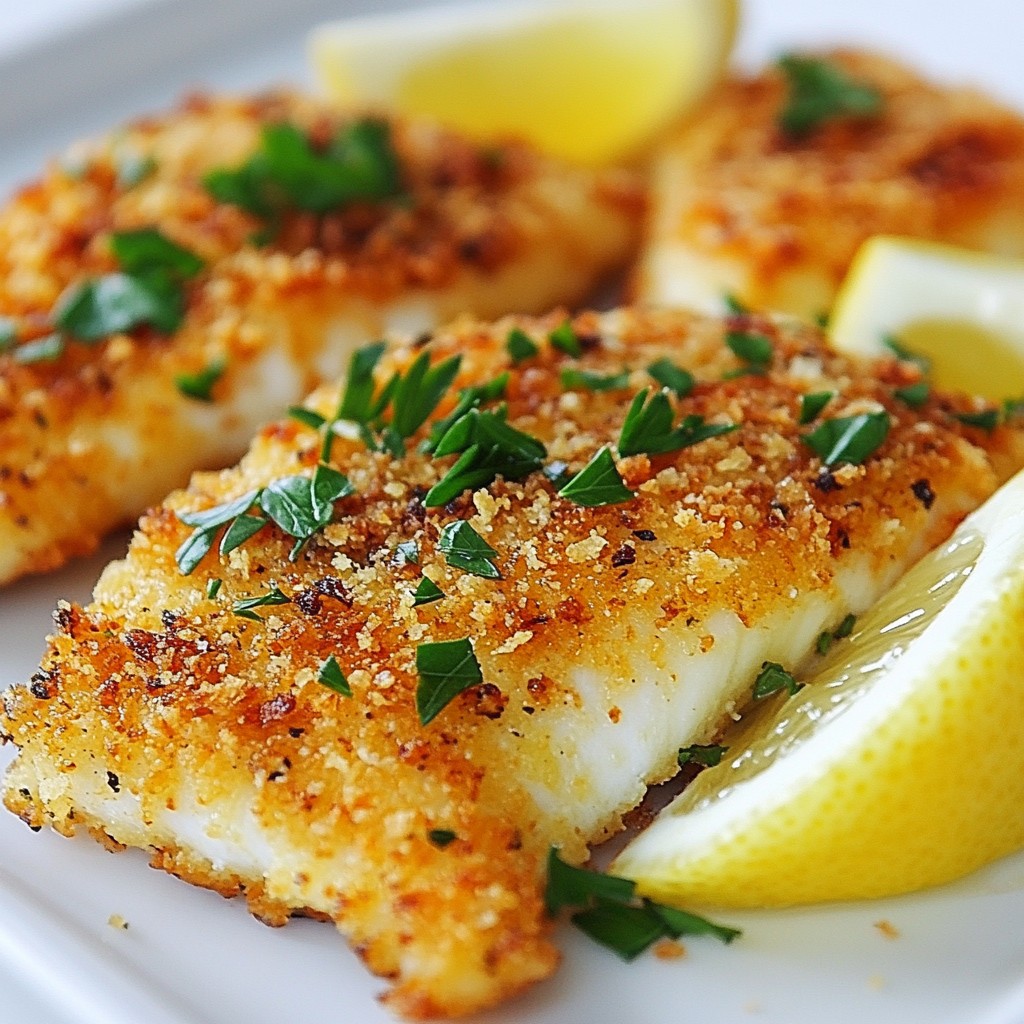 Parmesan Crusted Tilapia Flavorful and Easy Recipe