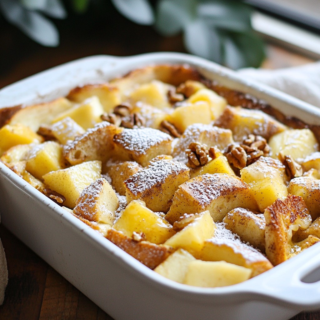 Delightful Apple Cinnamon French Toast Bake Recipe