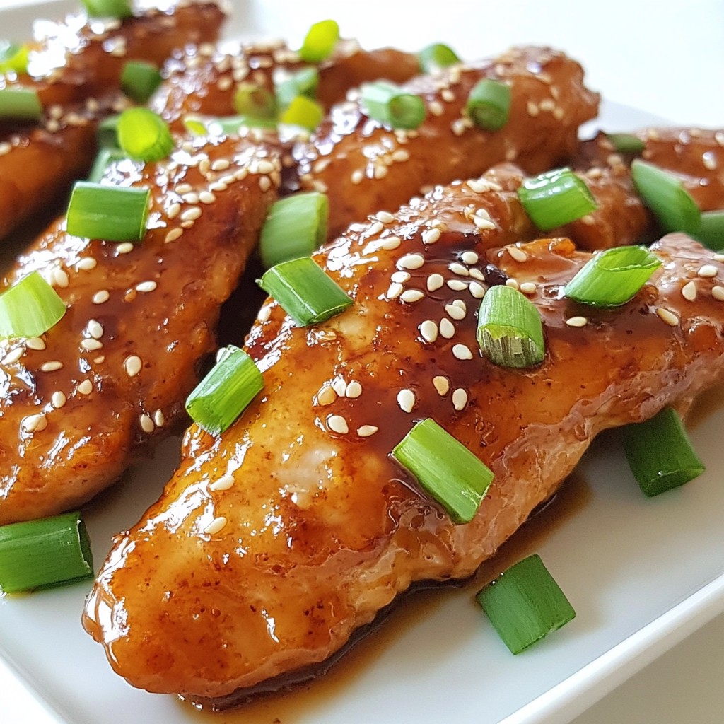 Honey Soy Glazed Chicken Tenders Flavorful Delight