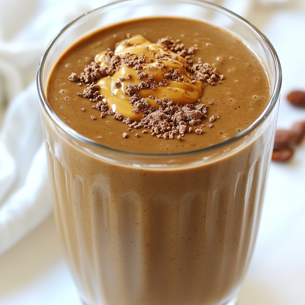 Chocolate Peanut Butter Protein Smoothie Energizing Fuel