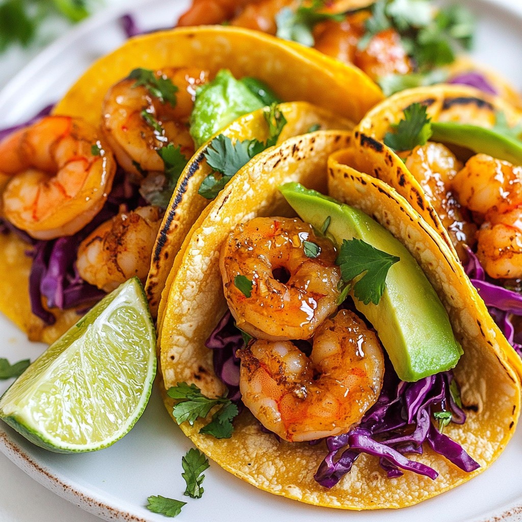 Spicy Honey Garlic Shrimp Tacos Flavorful and Easy
