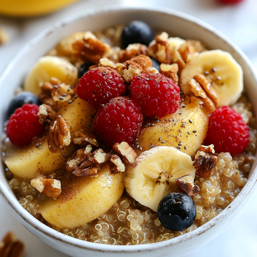 Nutritious Quinoa and Apple Breakfast Porridge Recipe