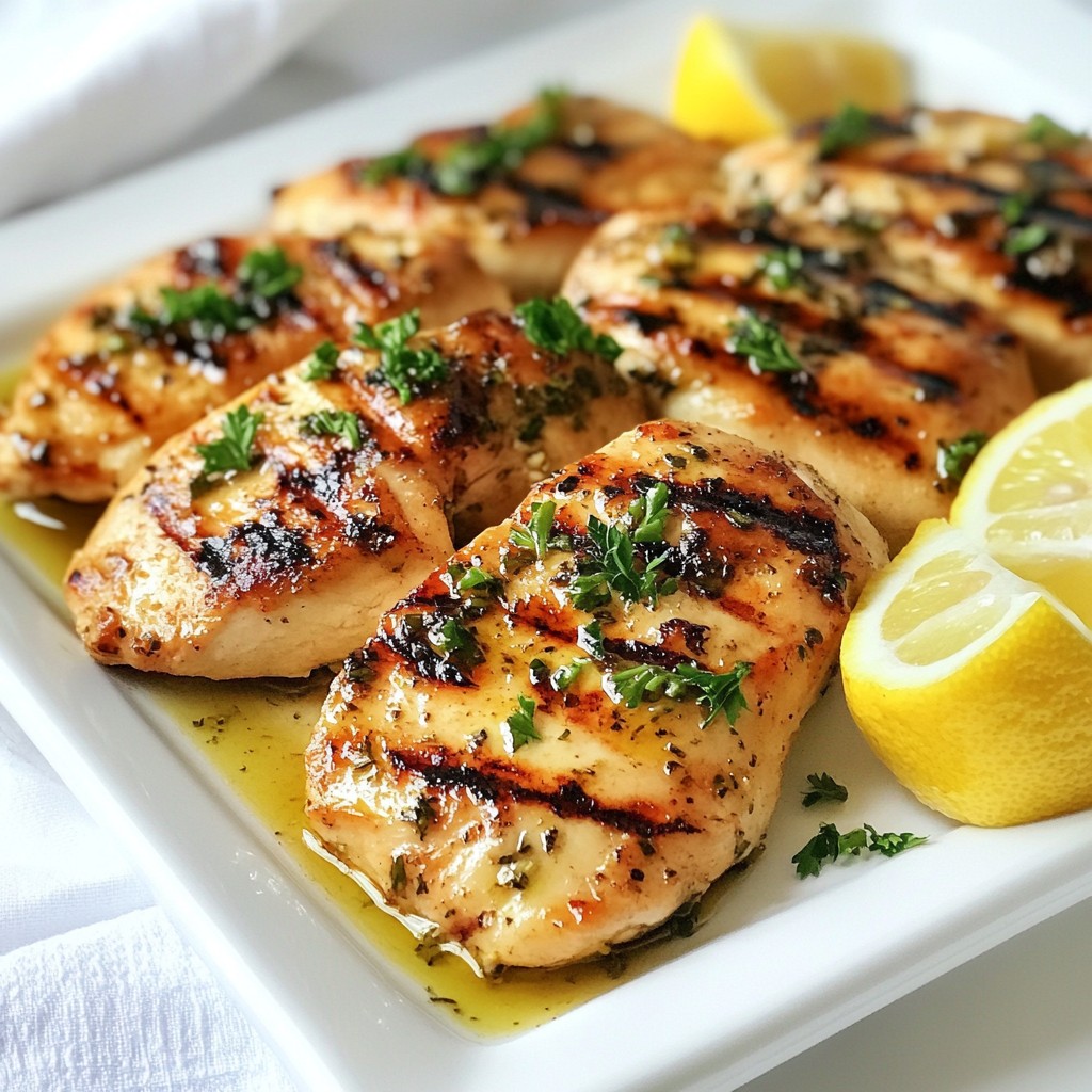Nutritious Lemon Herb Grilled Chicken Breasts Recipe