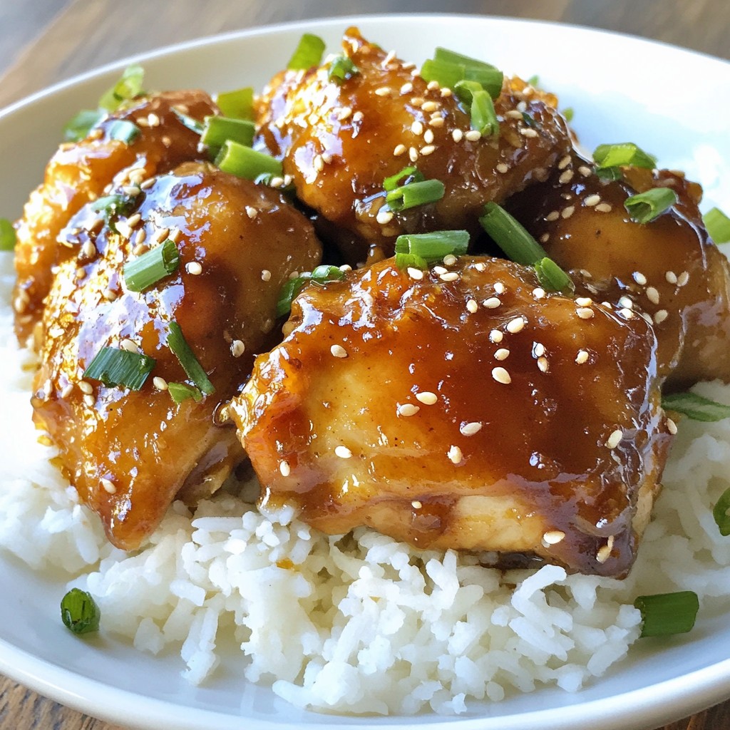 Honey Sesame Sticky Chicken Simple and Tasty Recipe