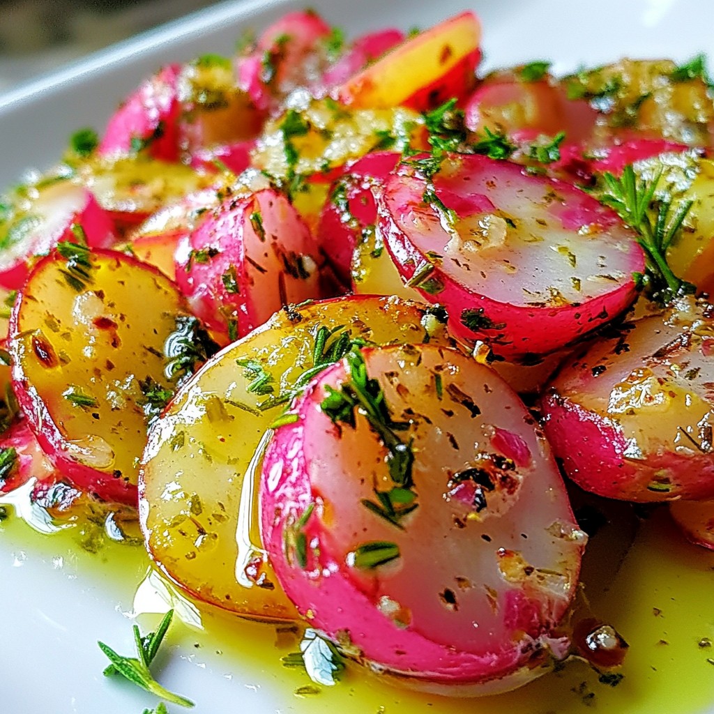 Garlic Herb Roasted Radishes Flavorful and Simple Dish