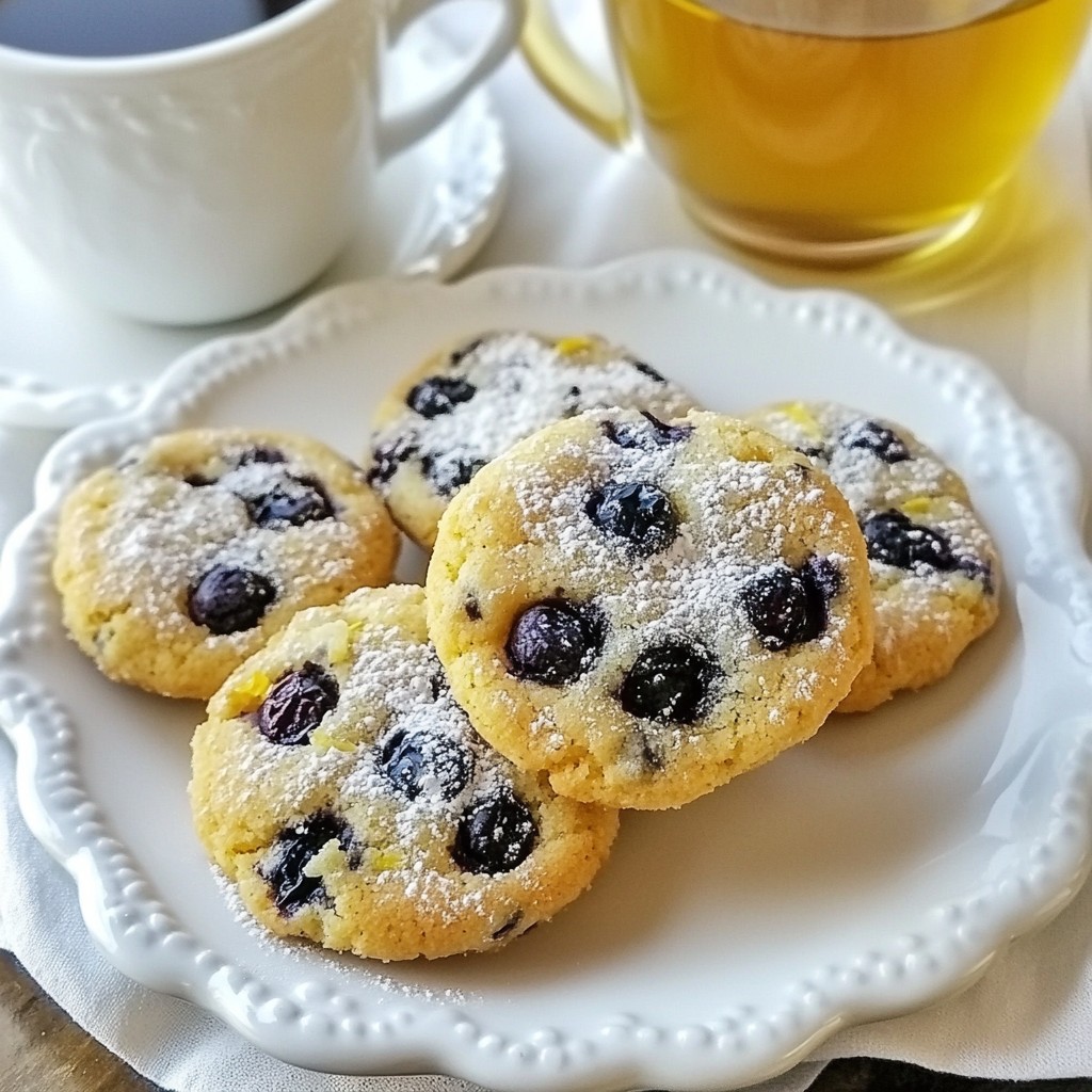 Lemon Blueberry Breakfast Cookies Healthy and Tasty