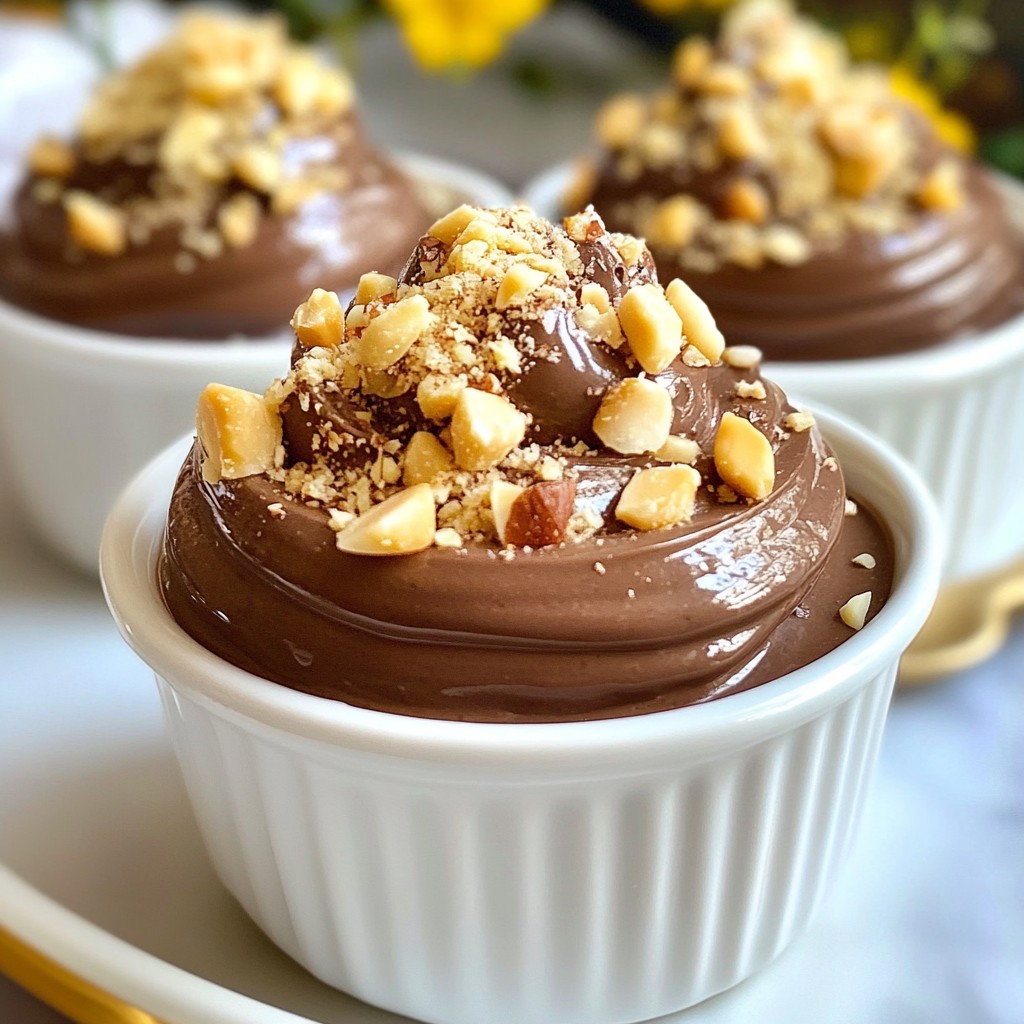 Chocolate Hazelnut Mousse Cups Smooth and Rich Delight