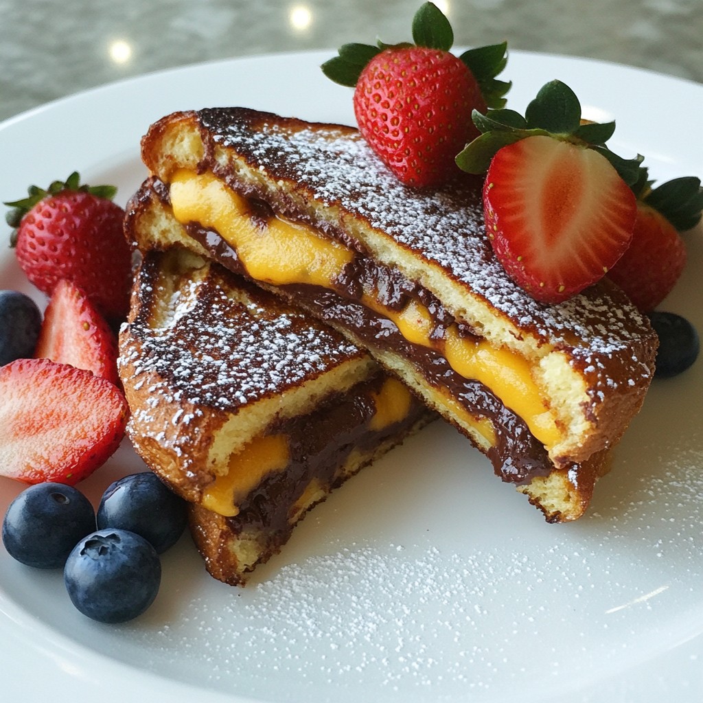 Chocolate Stuffed French Toast Quick and Delightful Meal
