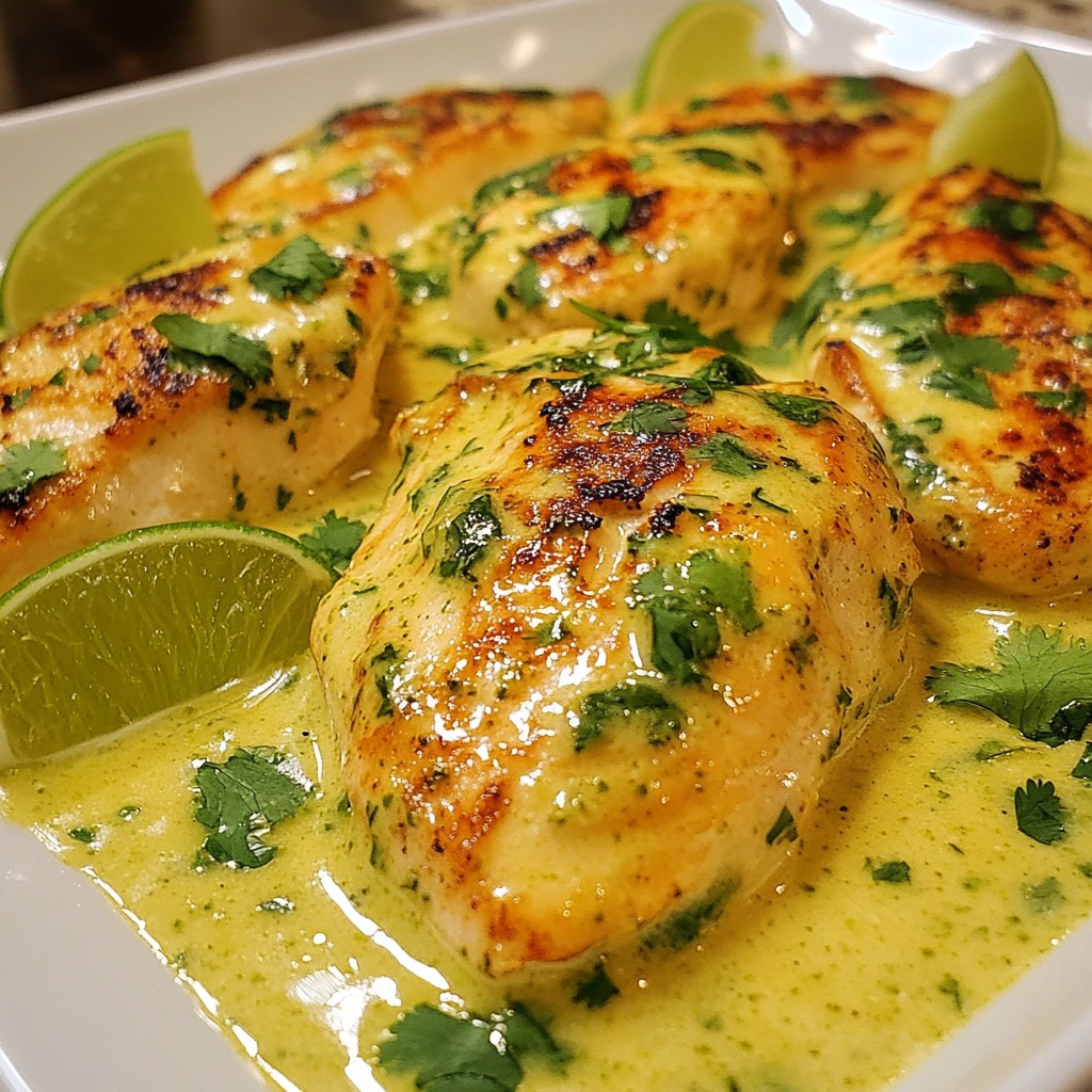 Creamy Cilantro Lime Chicken Savory and Easy Dish