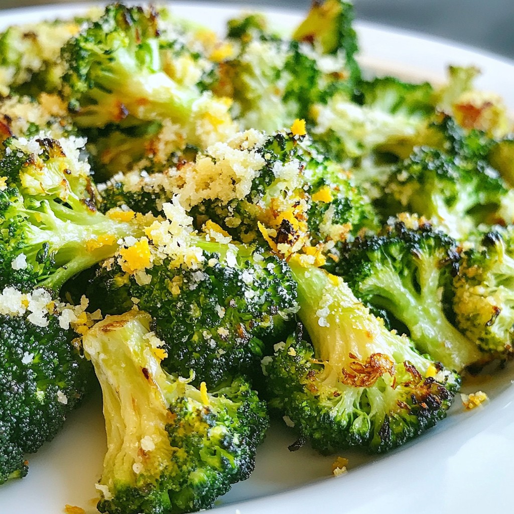 Roasted Garlic Parmesan Broccoli Flavorful Side Dish