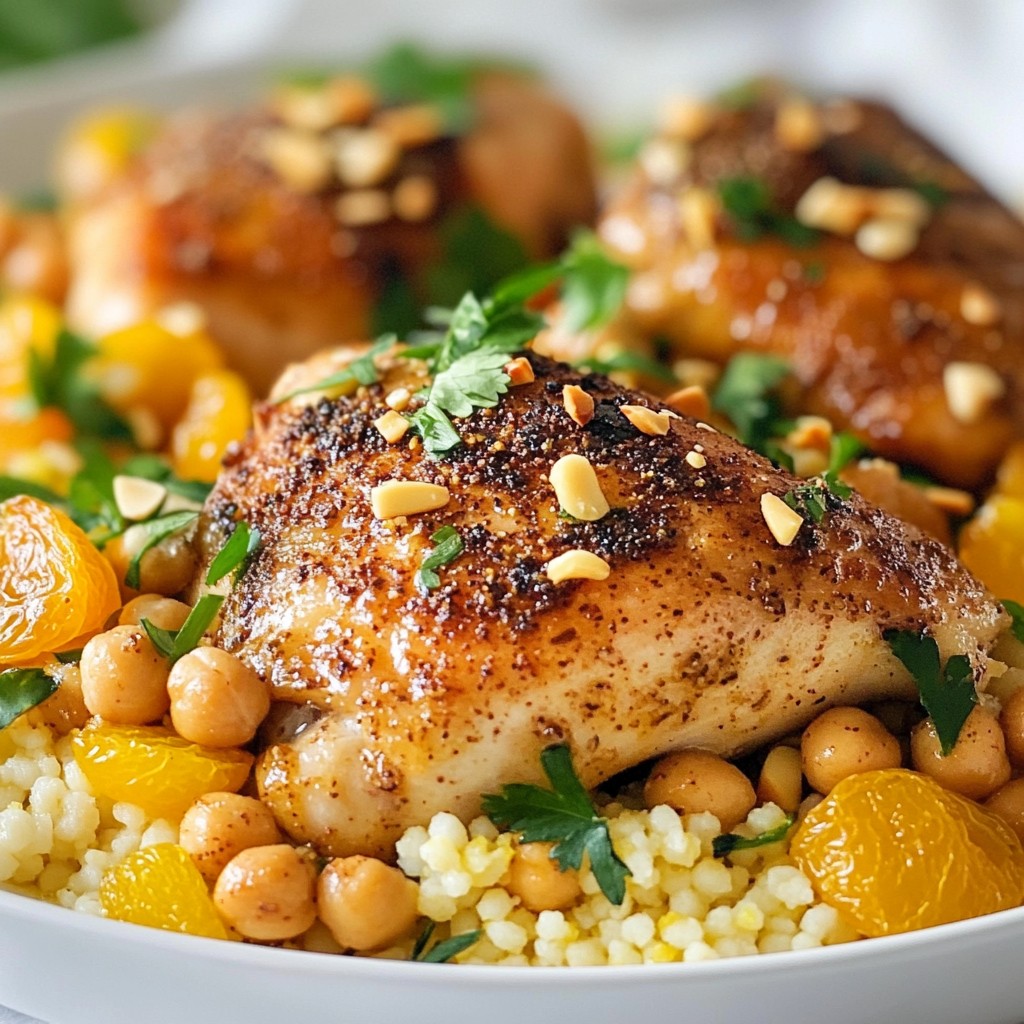 Nutritious Moroccan Spiced Chicken with Couscous Delight