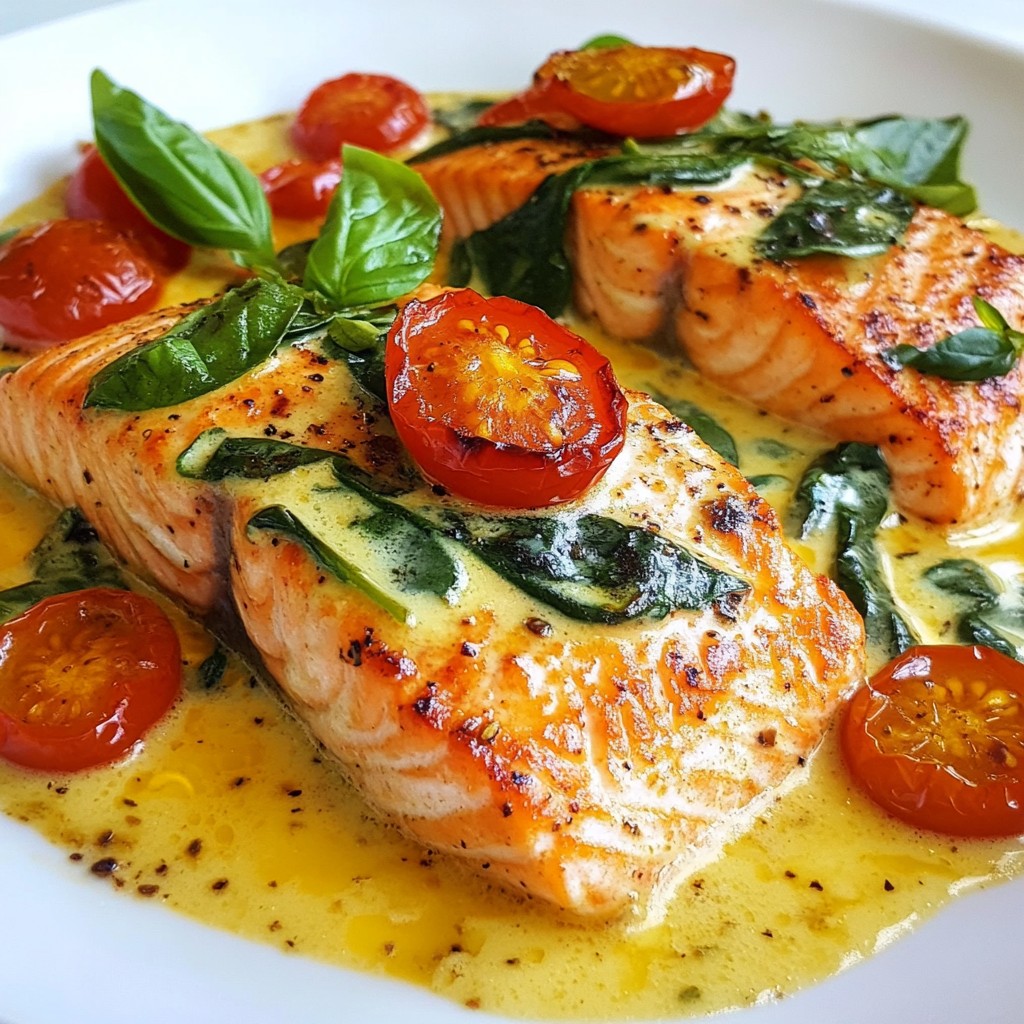 Creamy Tuscan Salmon Delightful and Simple Recipe